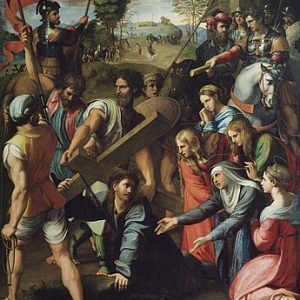 345px-Christ_Falling_on_the_Way_to_Calvary_-_Raphael