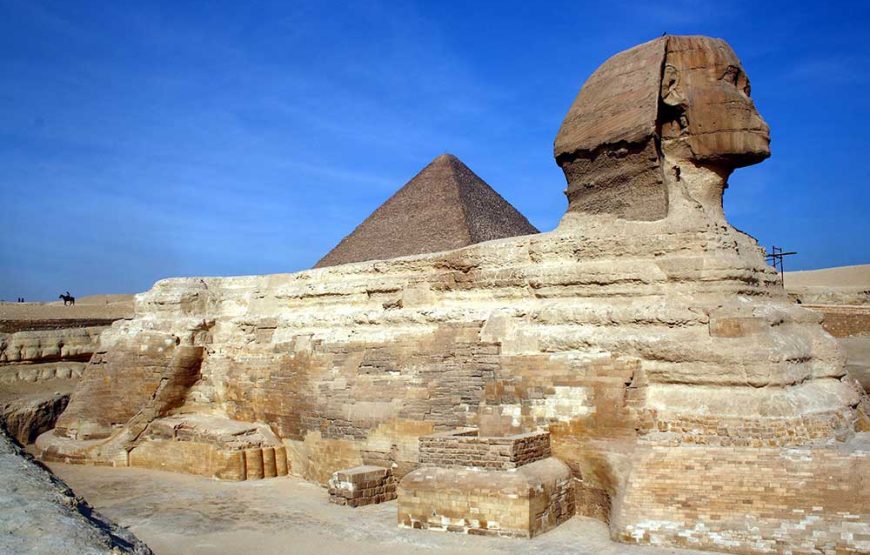 SFT Full-day tour of Giza Pyramids, Sphinx, and Egyptian Museum with lunch from Cairo