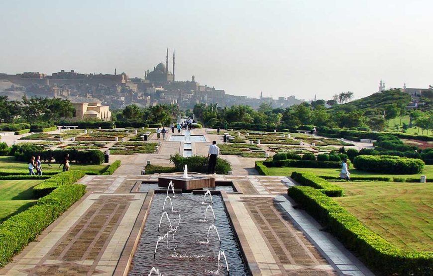 Cairo by Night at Alazhar Park with dinner