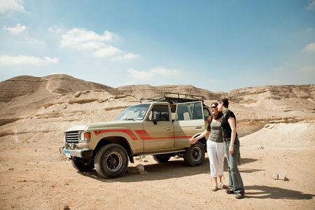 Jeep safari adventure at Nabq National Park with camel ride and dinner