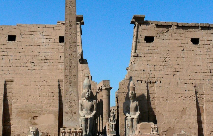 Premium tour to Luxor highlights including sailing and lunch on Lotus Nile cruise from Hurghada