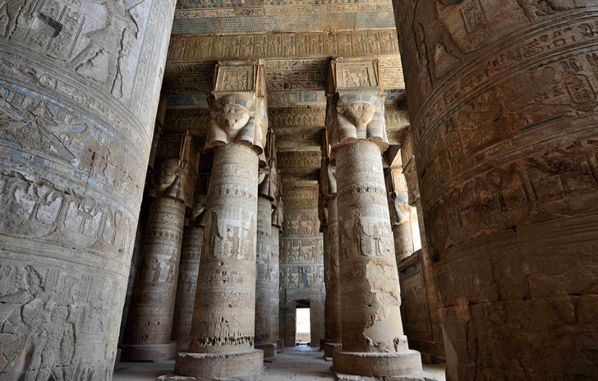 Tour of Dendera Temple onboard Lotus Cruise with lunch from Luxor