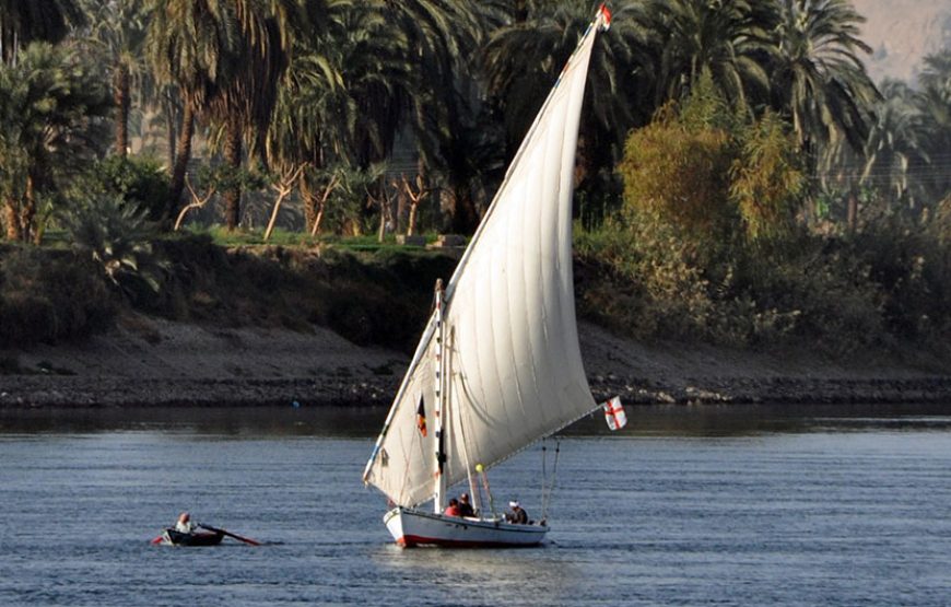 Tour of the Banana Island with a felucca experience from Luxor