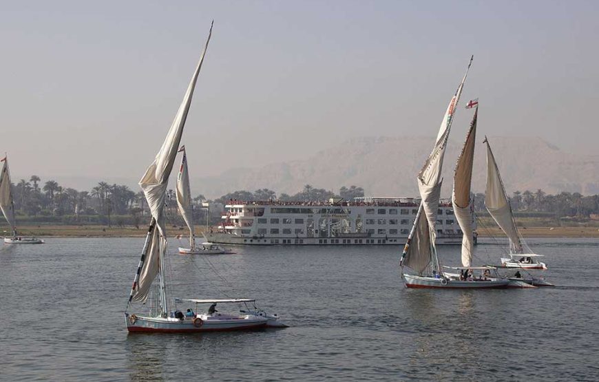 Valley of the Kings and Hatshepsut Temple with Felucca experience from Luxor