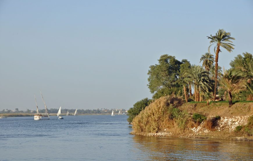 Premium tour to Luxor highlights including sailing and lunch on Lotus Nile cruise from Marsa Alam