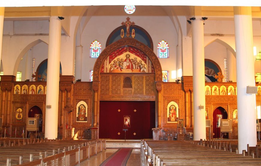 Aswan by night with the Spice Market on horse-drawn carriage