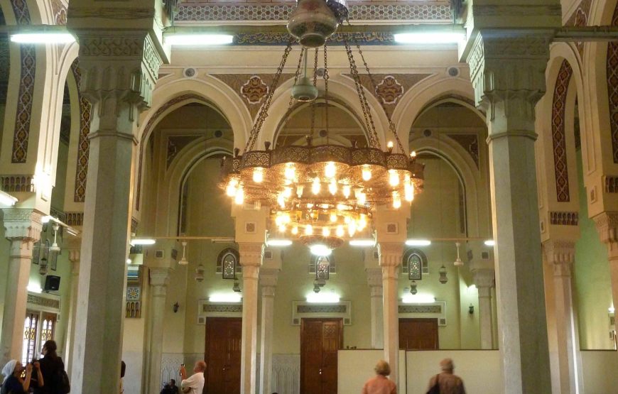 Aswan by night with the Spice Market on horse-drawn carriage