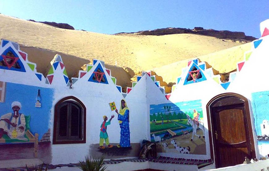Explore the Nubian Village by traditional felucca plus authentic lunch